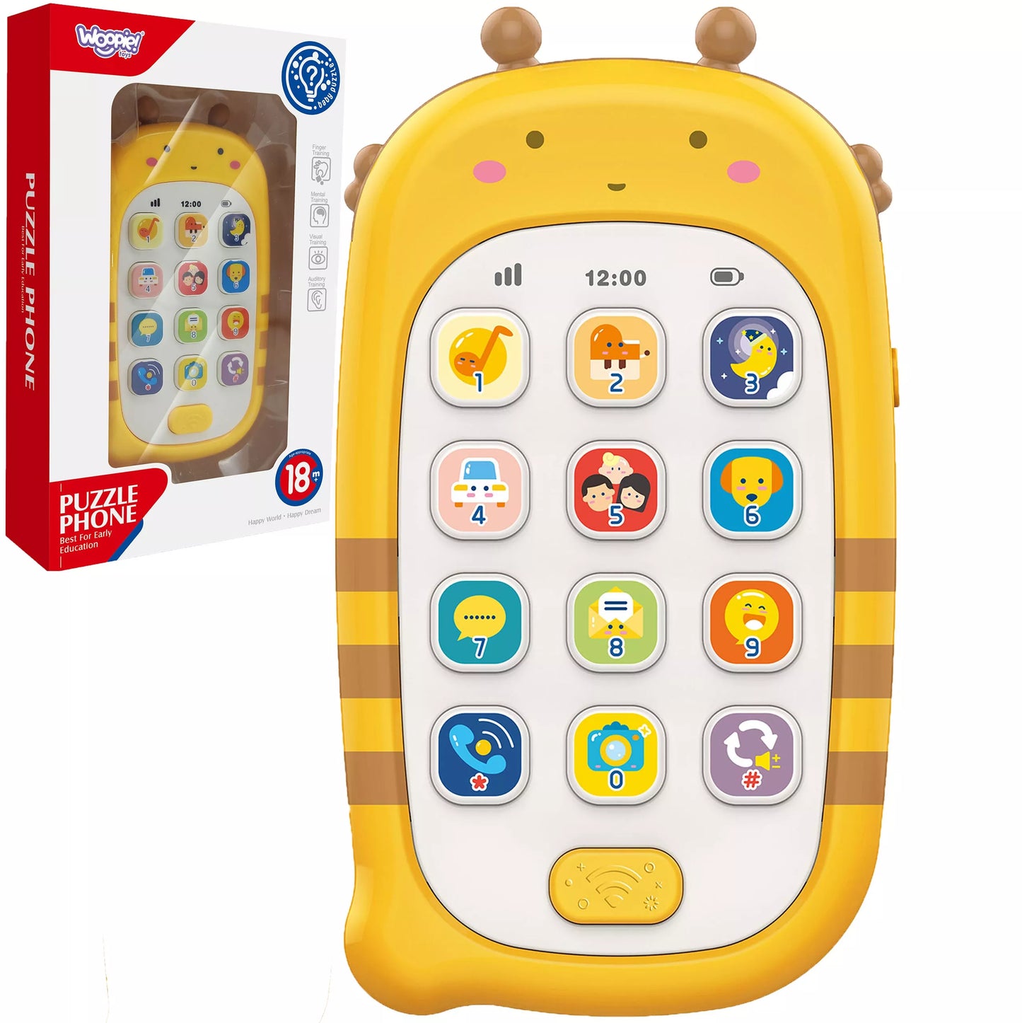 WOOPIE BABY Interaktyvus telefonas su garsais