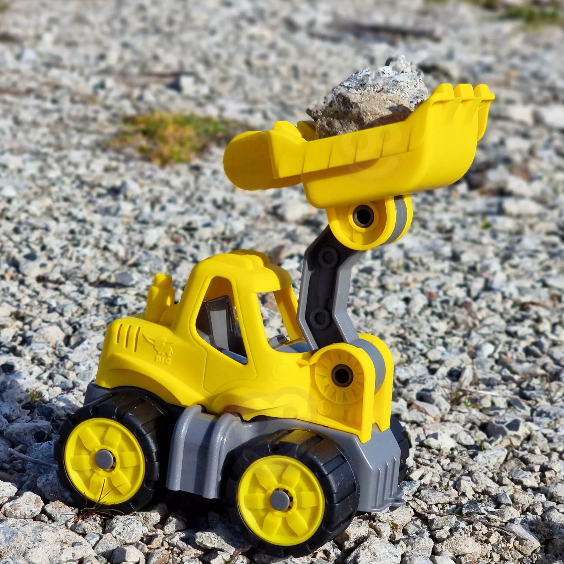 BIG Power Worker Mini Krautuvas – Smėlio Sunkvežimis