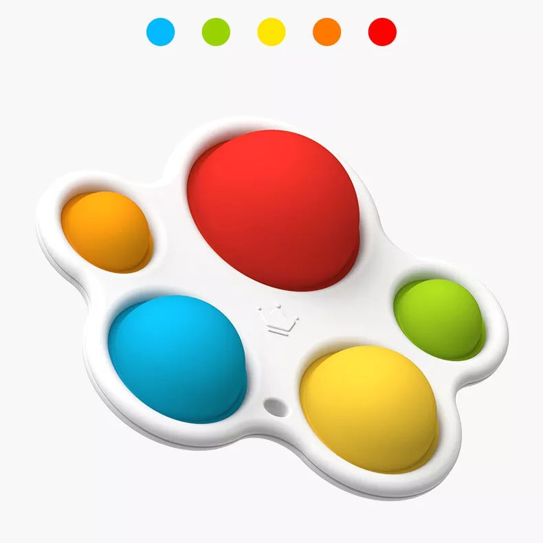 WOOPIE BABY POP IT – Montessori antistresinis jutiminis žaislas, skirtas kramtymui