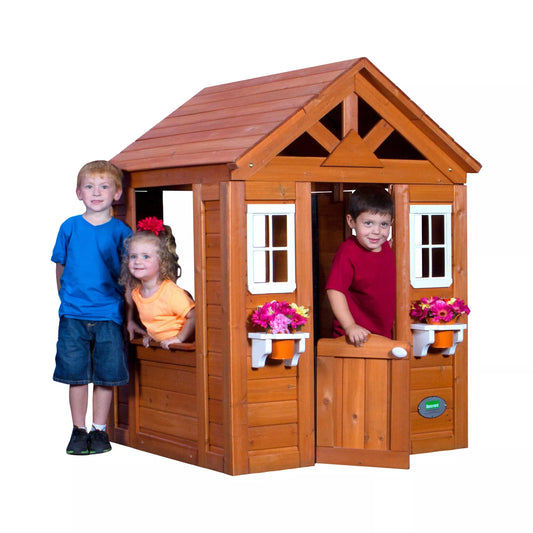 BACKYARD DISCOVERY medinis vaikų sodo namelis – Timberlake modelis