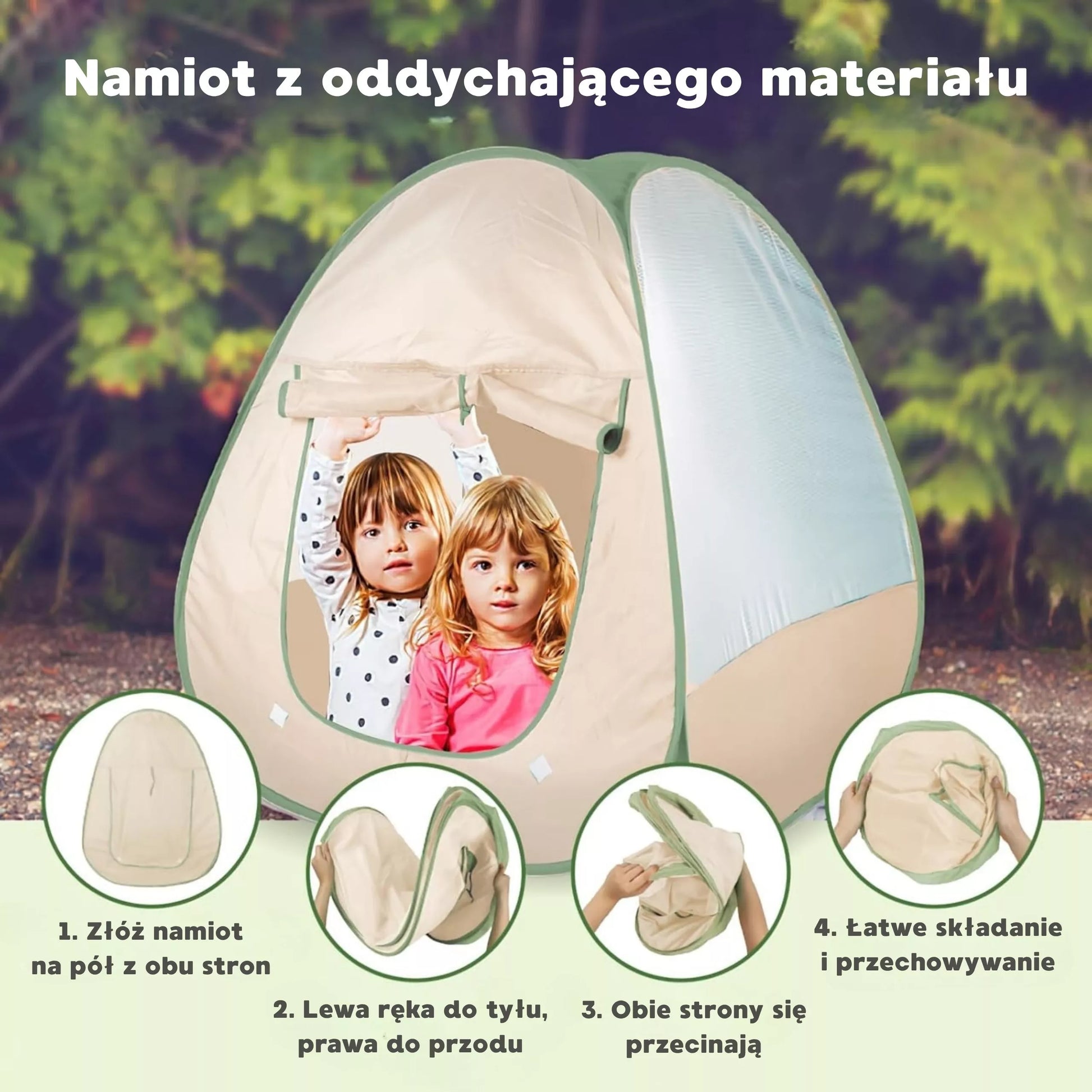 WOOPIE Discovery „Little Explorer“ rinkinys – XXL stovyklavimo palapinė bivakui, 15 dalių