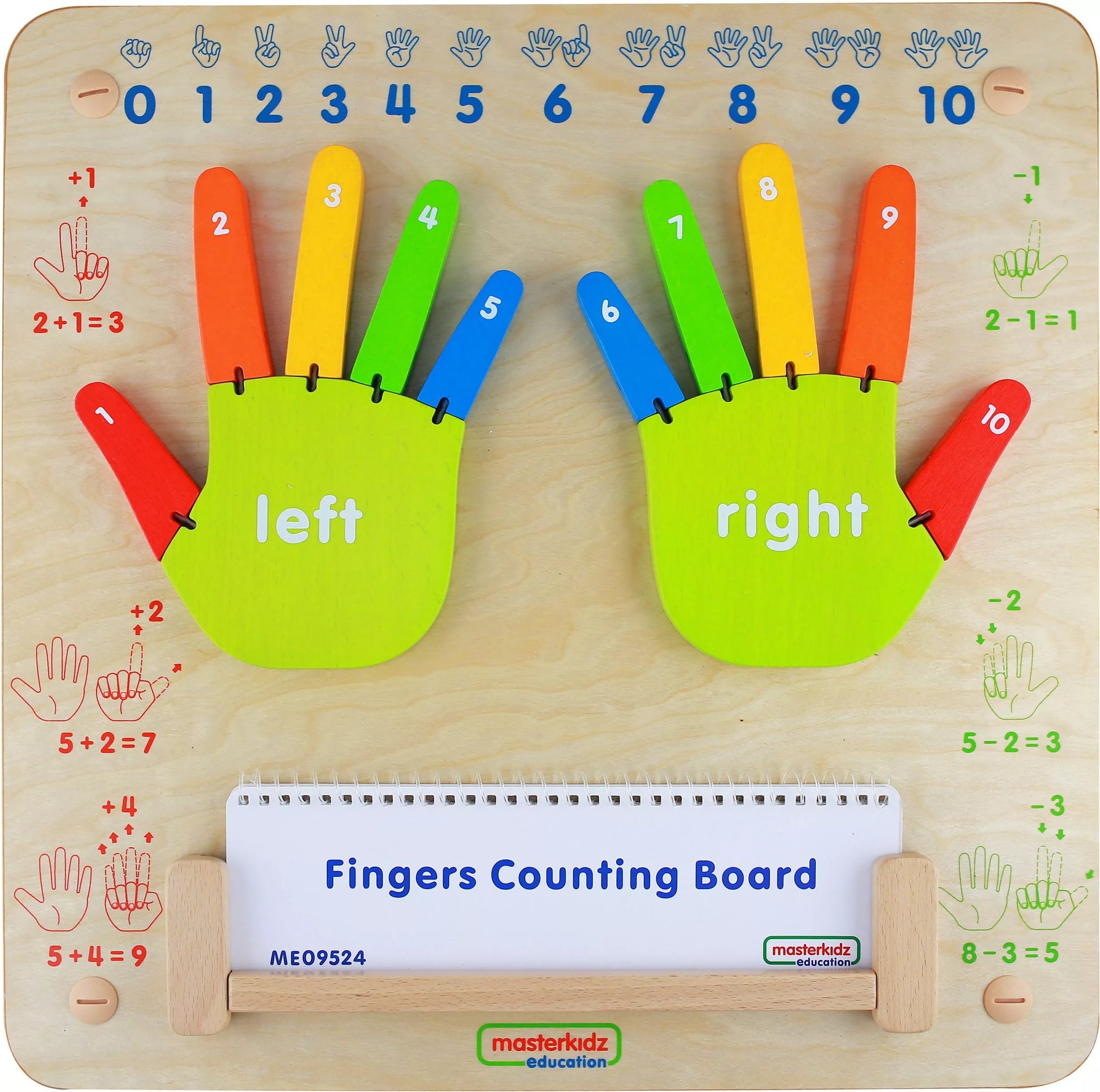 MASTERKIDZ „Learning to Count Flex Montessori“ sensorinė lenta