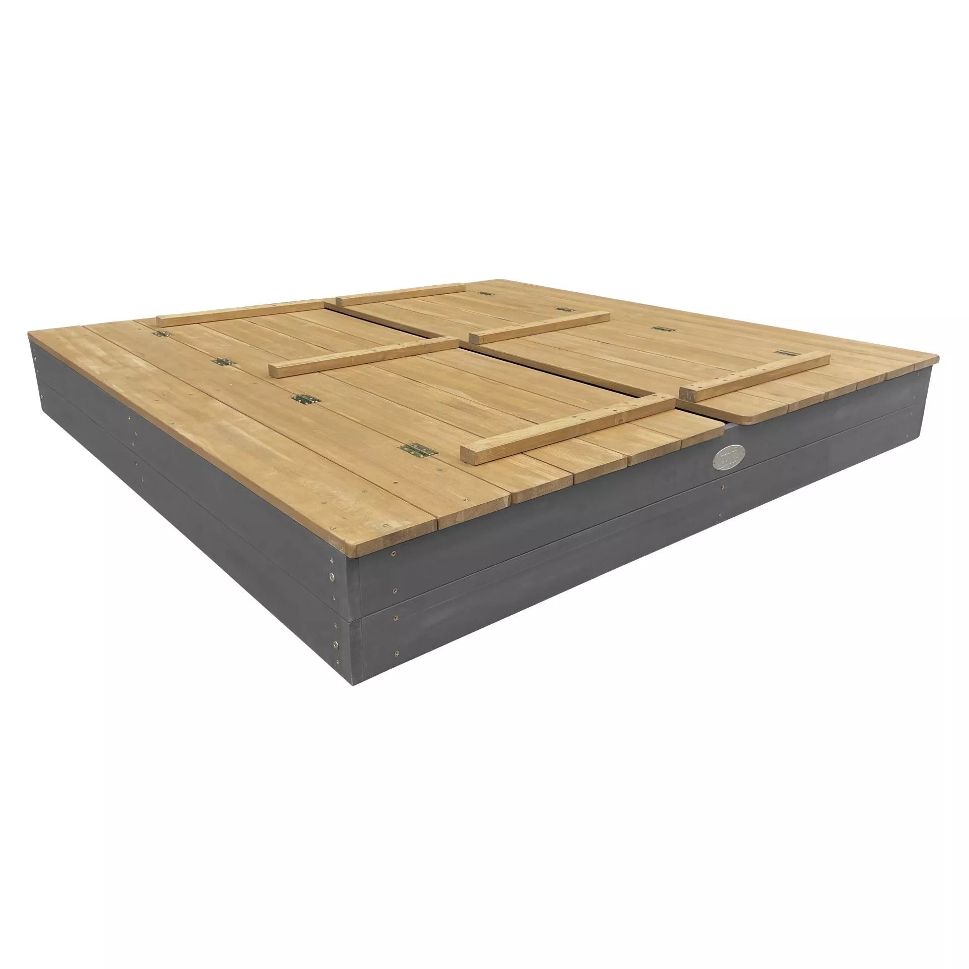 AXI „Ella“ XXL smėlio dėžė – 150 x 150 cm, pilkos spalvos