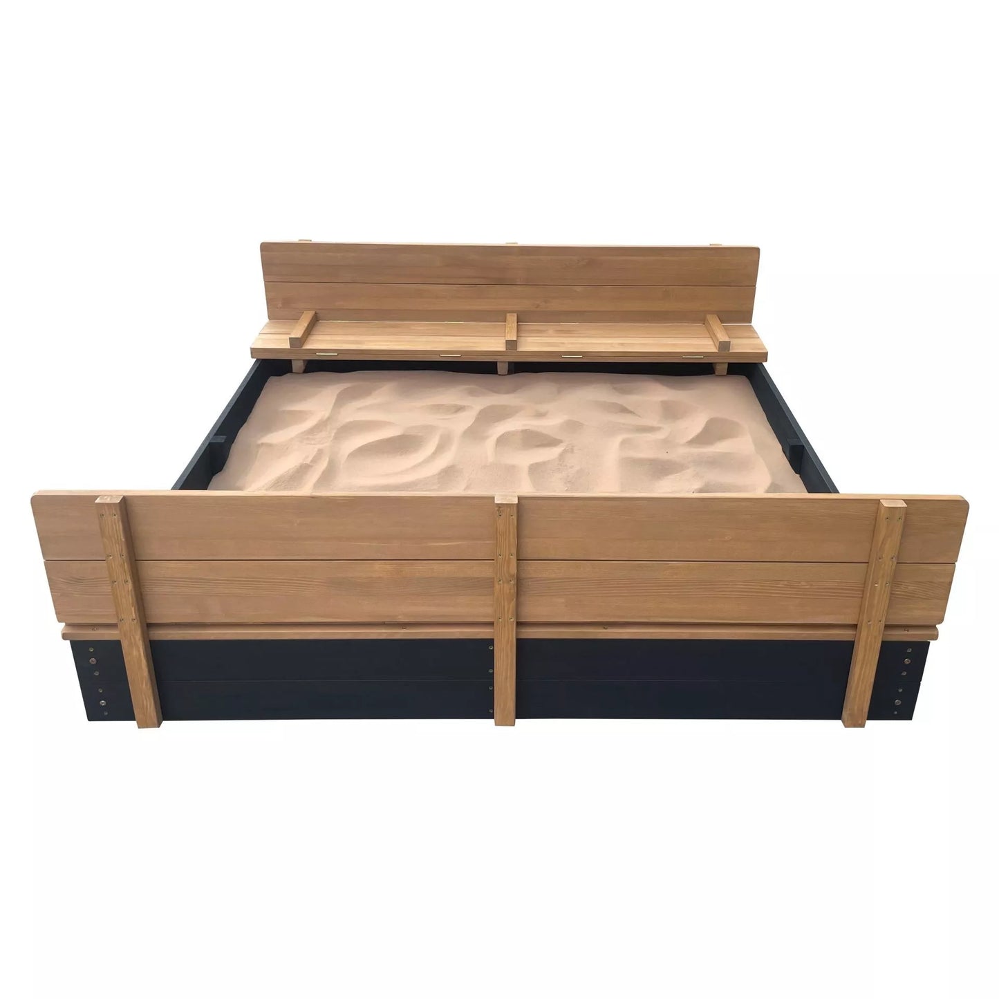 AXI „Ella“ XXL smėlio dėžė – antracito spalvos, 150 x 150 cm