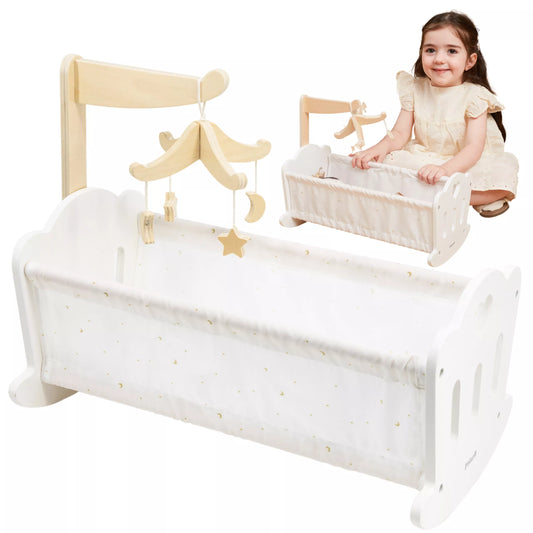 VIGA PolarB medinis lėlių lopšys