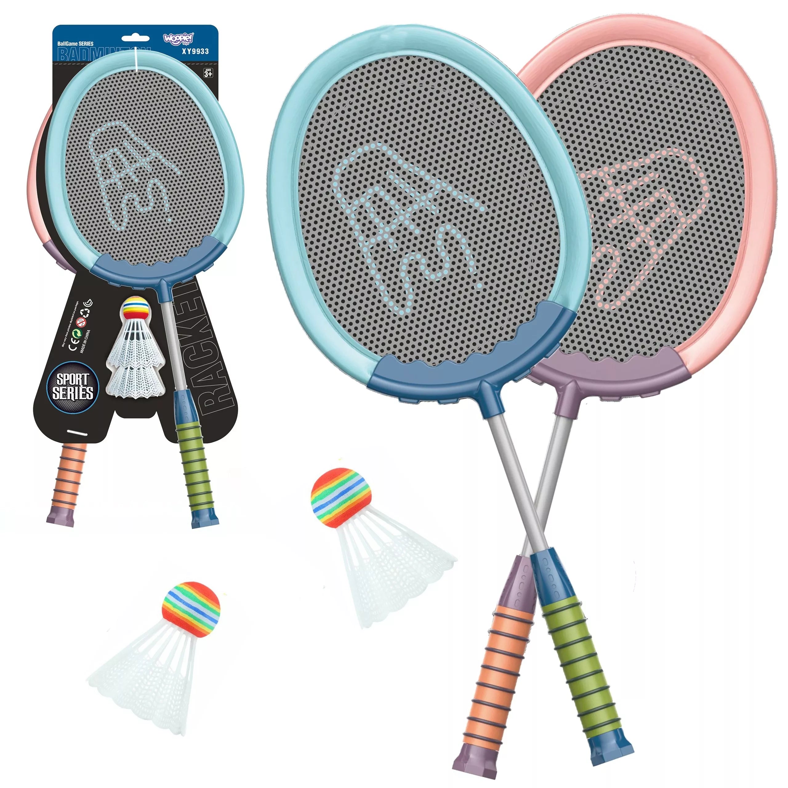WOOPIE Badminton Rocket and Aileron rinkinys 2 vnt.