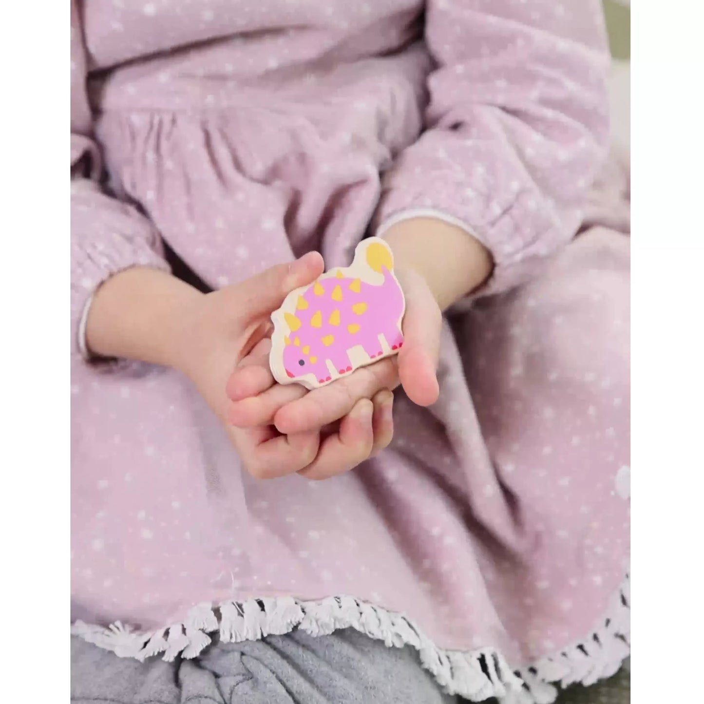 CLASSIC WORLD medinė dinozauro kiaušinio dėlionė