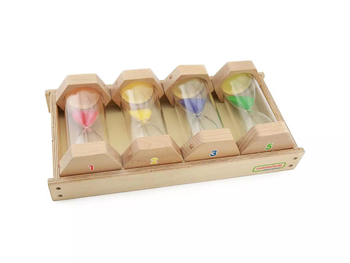 MASTERKIDZ smėlio laikrodžio rinkinys – Mokymasis apie laiką