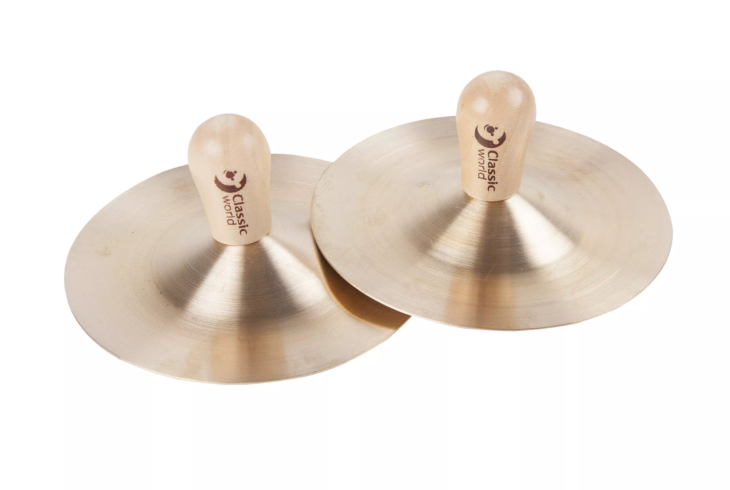 CLASSIC WORLD EDU muzikiniai instrumentai – cimbalai vaikams (9 cm), 2 vnt.