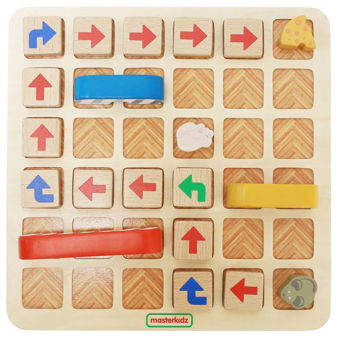 Programavimo mokymosi loginis žaidimas Raskite kelią į sūrį!