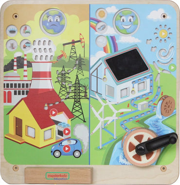 Montessori edukacinė lenta atsinaujinanti ir neatsinaujinanti energija