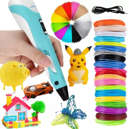 WOOPIE 3D rašiklis vaikams su LED ekranu