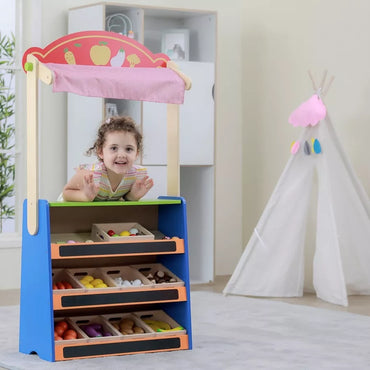 2in1 stovas teatras ir bakalėjos parduotuvė