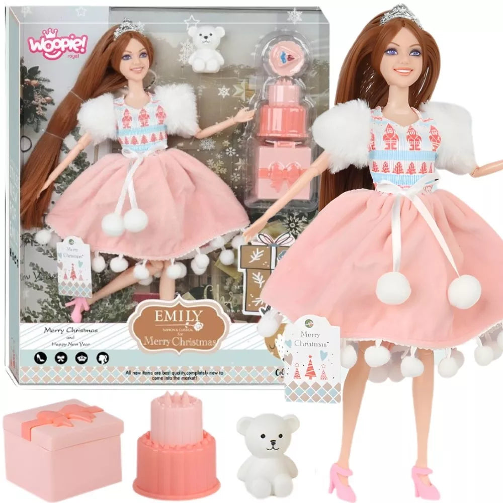 WOOPIE ROYAL Lėlė Emi – Šventinė Princesė su Meškučiu