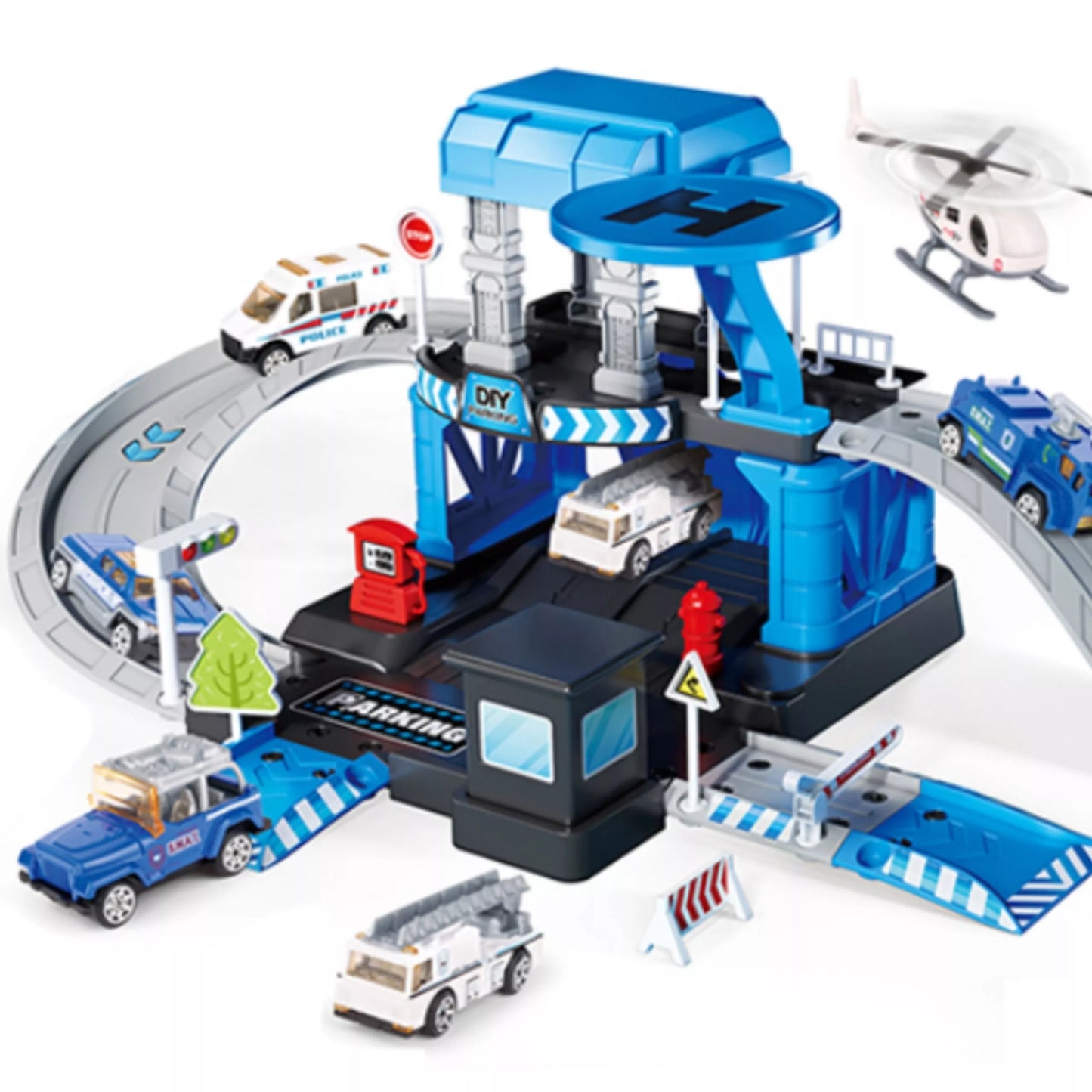 WOOPIE garažas, automobilių stovėjimo aikštelė, policijos nuovada, 43 el.