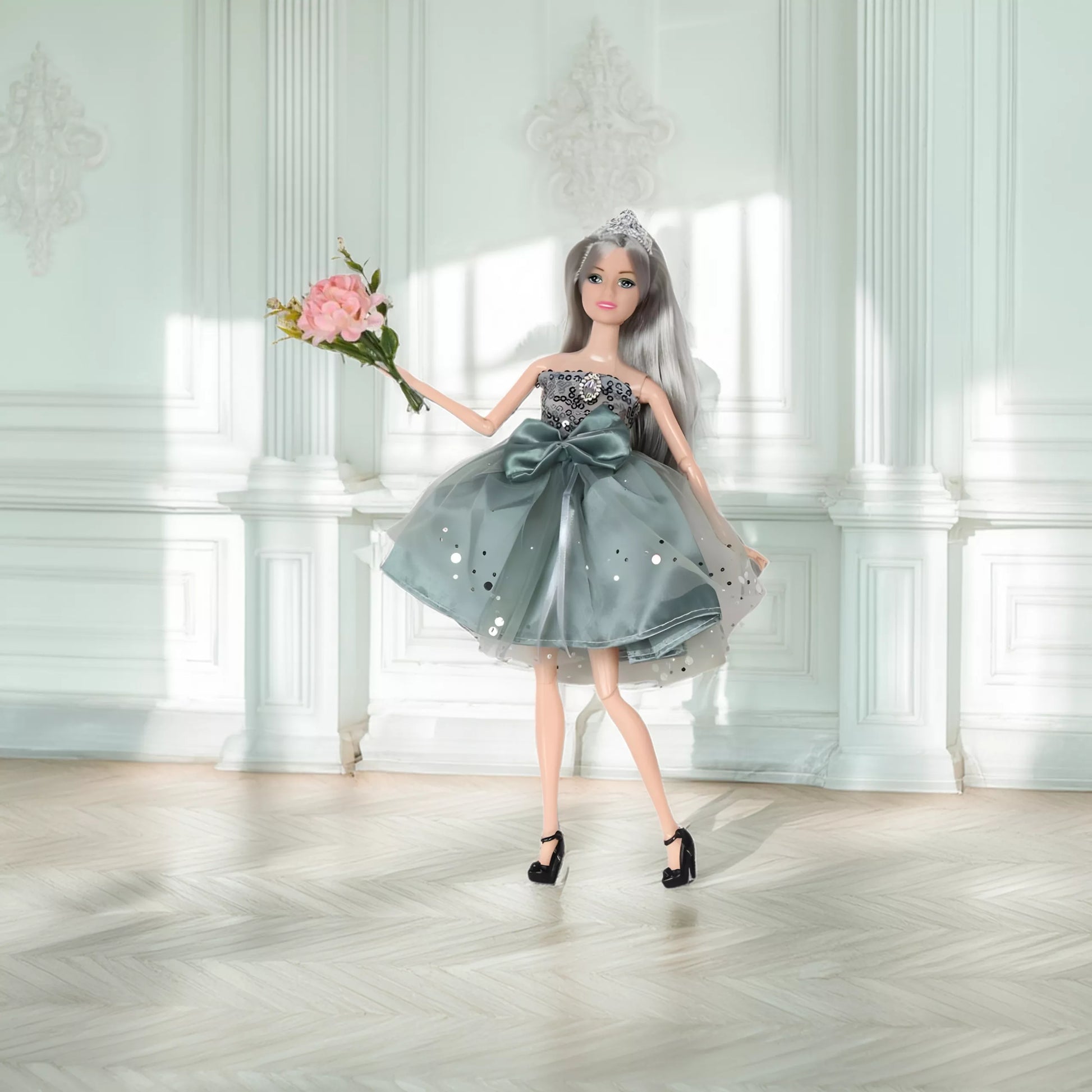 WOOPIE ROYAL Lėlė Emi – Stilinga Princesė su Aksesuarais (29 cm)