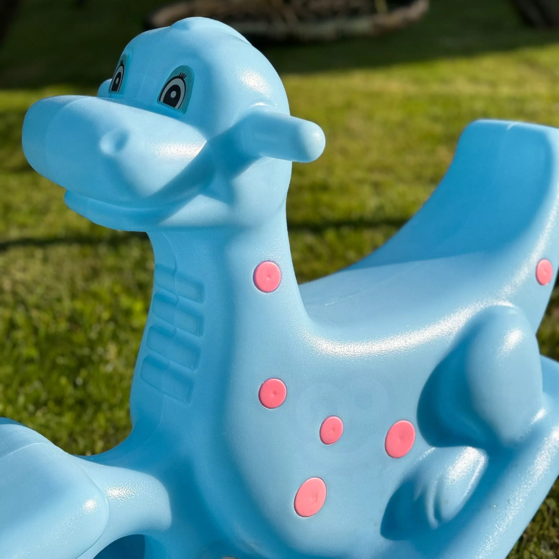 WOOPIE Dino balansinės sūpynės – šviesiai mėlynos