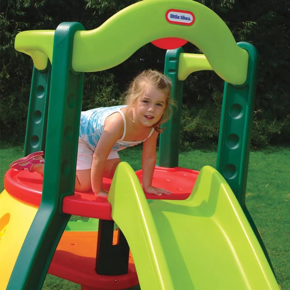 Little Tikes „Super Monkey Grove“ žaidimų aikštelė su čiuožykla