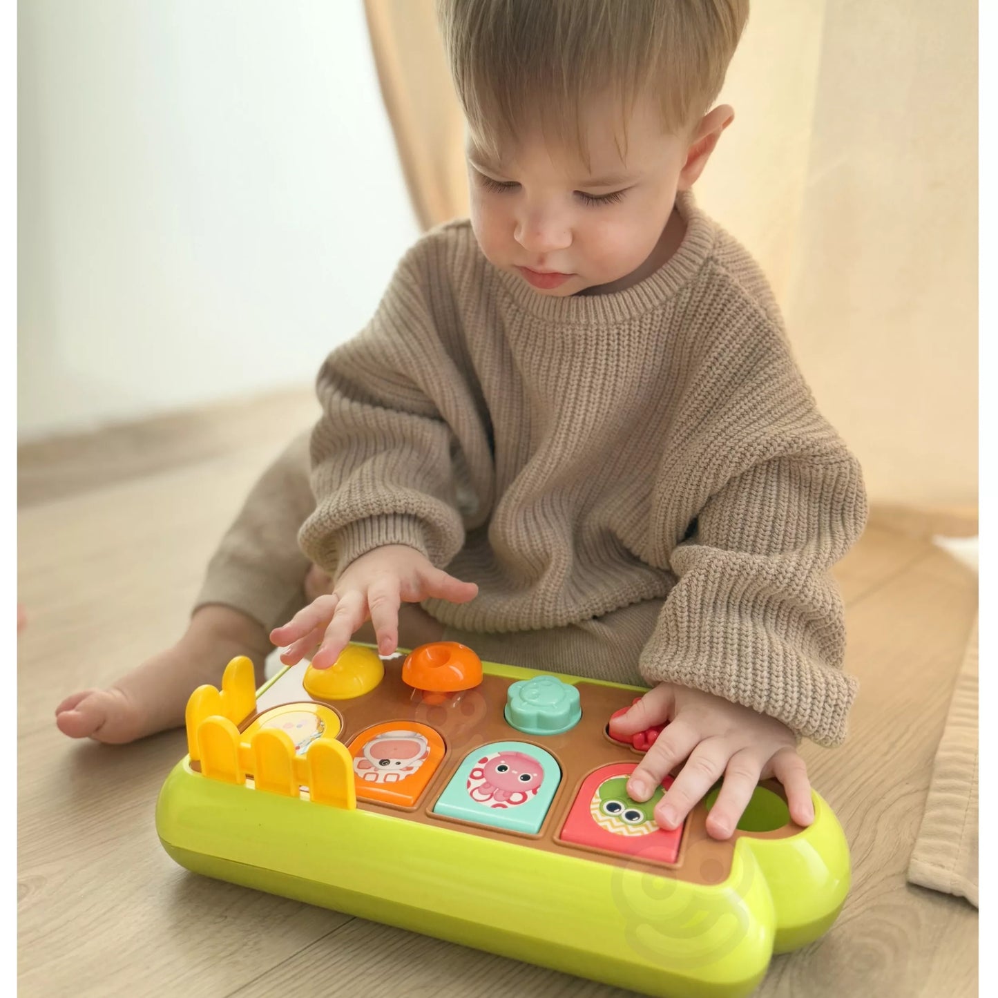 WOOPIE BABY lavinamasis žaislas „Iššokantys gyvūnai“ Laimingas ūkis