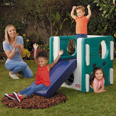 LITTLE TIKES „Monkey Grove“ žaidimų aikštelė mažyliams – mėlyna ir žalia