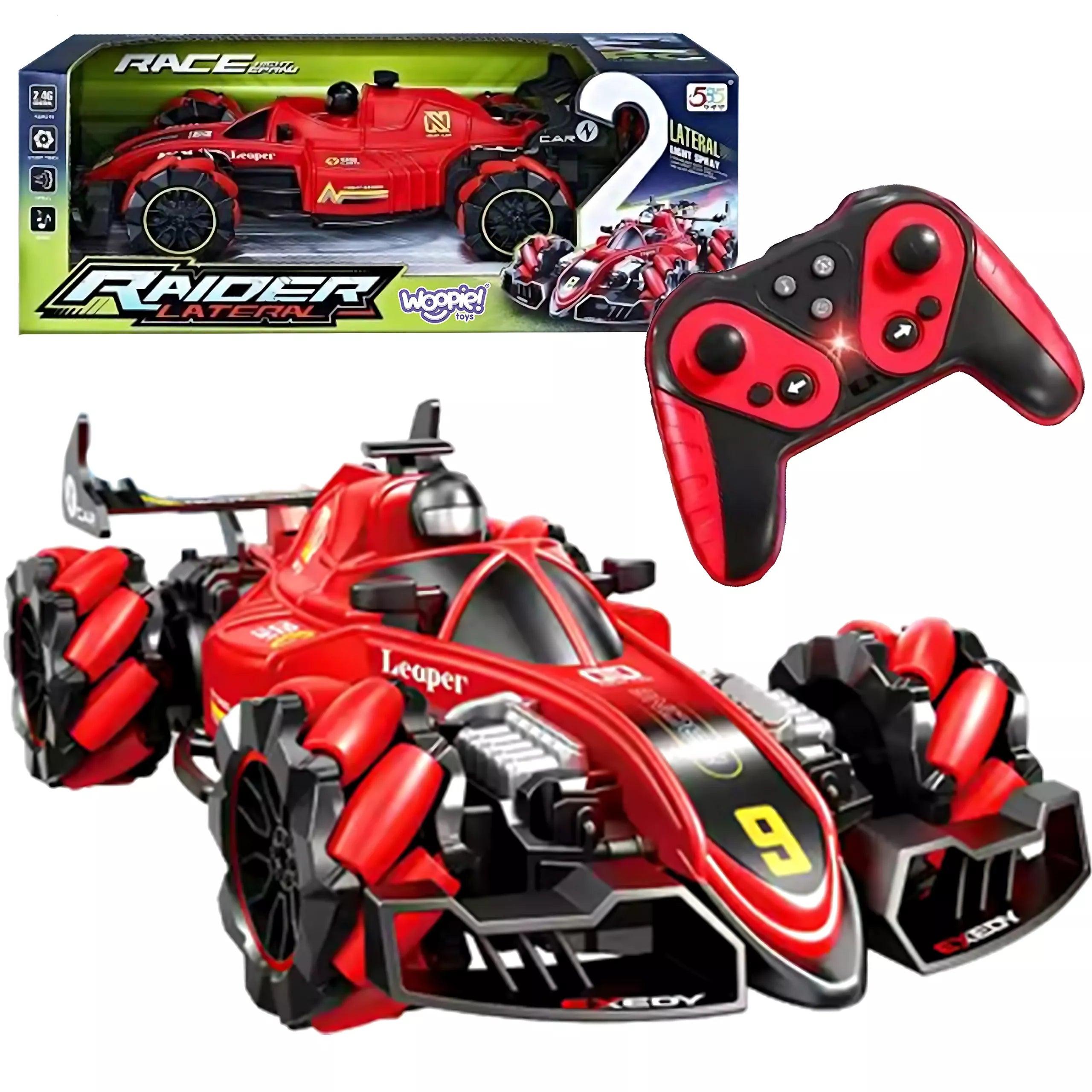 Nuotoliniu būdu valdomas kaskadininkų automobilis RAIDER – dūmų efektas