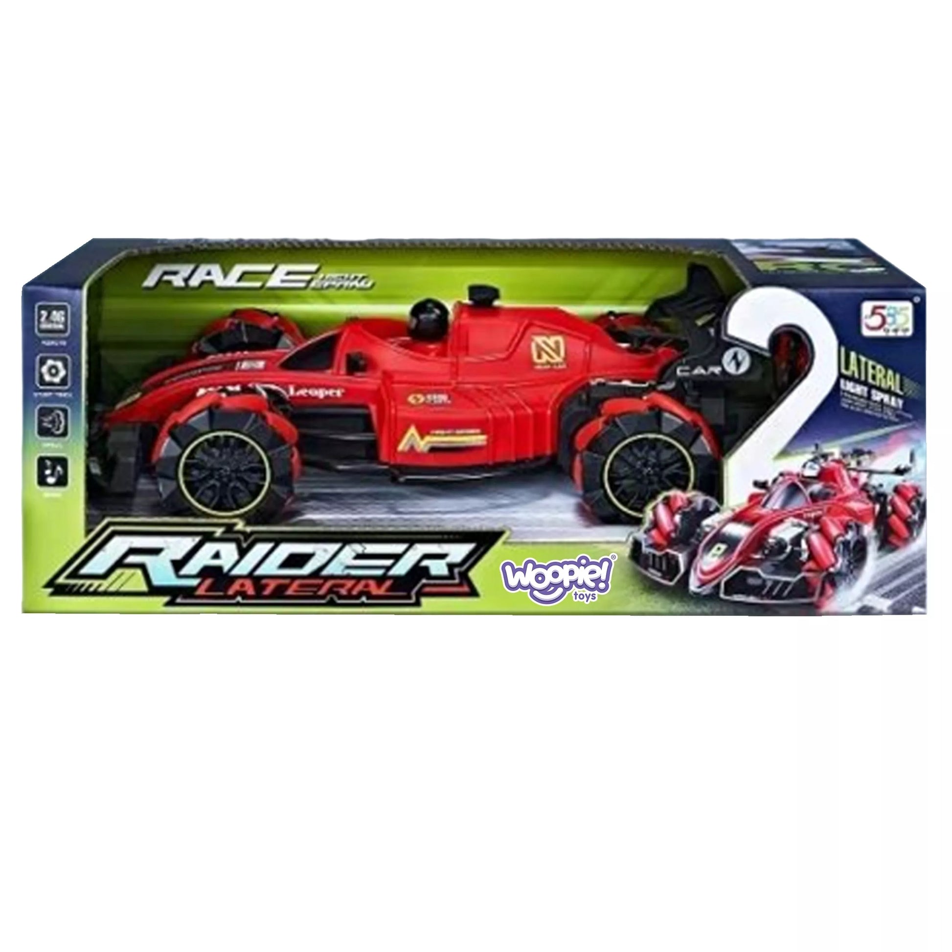 Nuotoliniu būdu valdomas kaskadininkų automobilis RAIDER – dūmų efektas