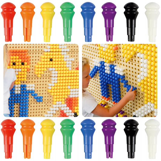 MASTERKIDZ spalvingi mokslo lentos kaiščiai, 512 detalių, 8 spalvos