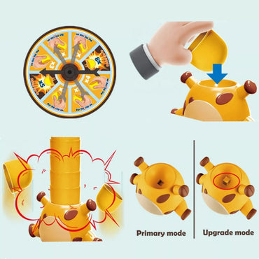 Woopie žaidimas „Žirafa – bokštas iš puodelių“