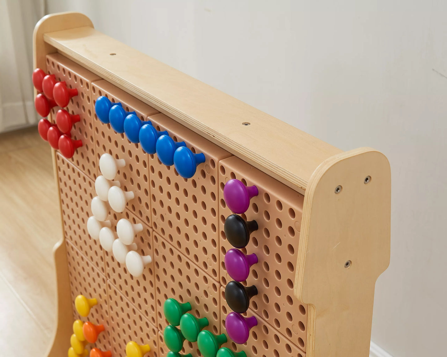 MASTERKIDZ spalvingi dideli kaiščiai STEM lentai, 128 vnt. – 8 spalvos