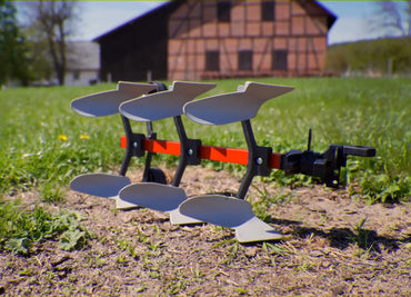 Rolly Toys RollyScraper – metalinis daugiaeilis plūgas traktoriukams