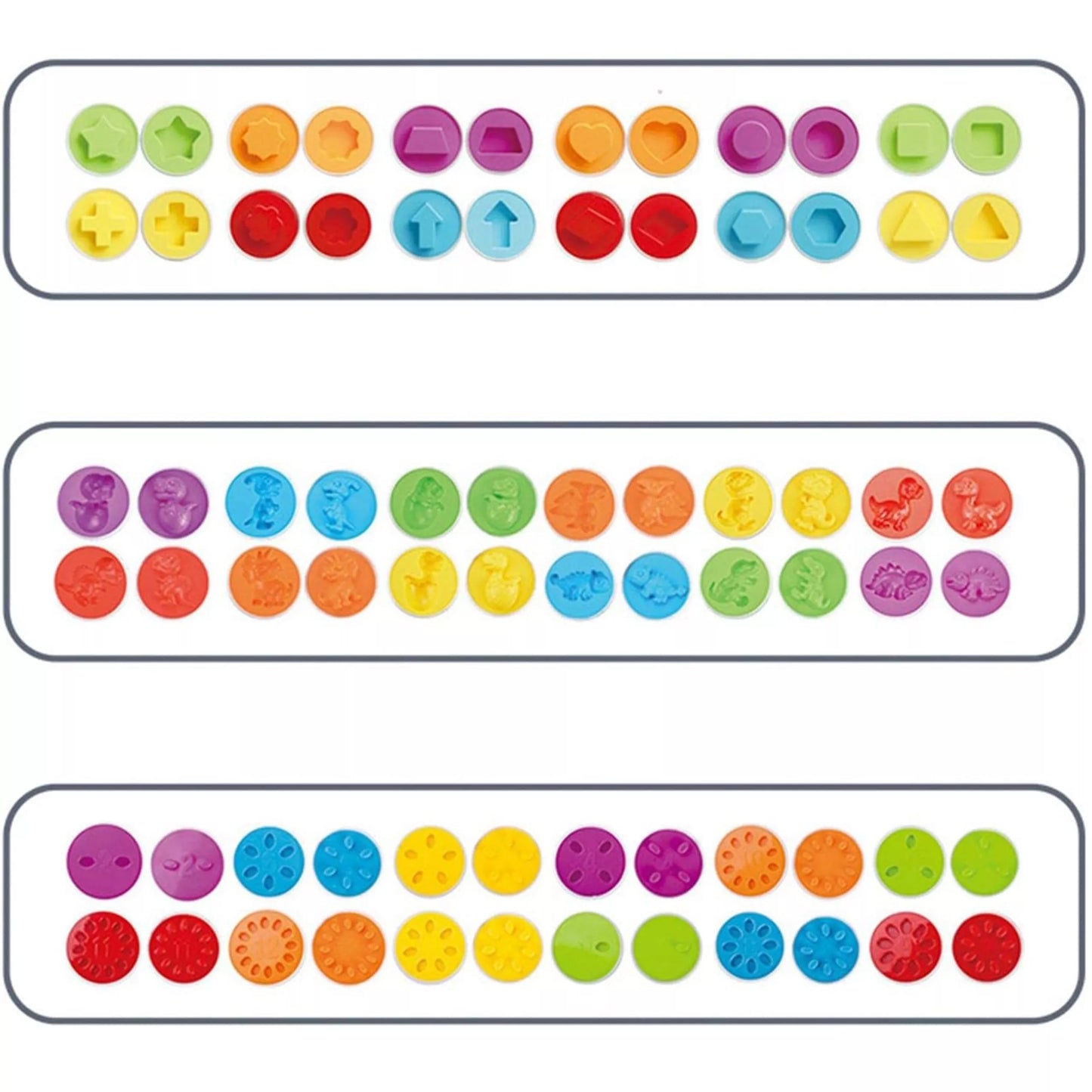 Montessori mokomasis gaidžio rūšiuotojas figūrų mokymuisi