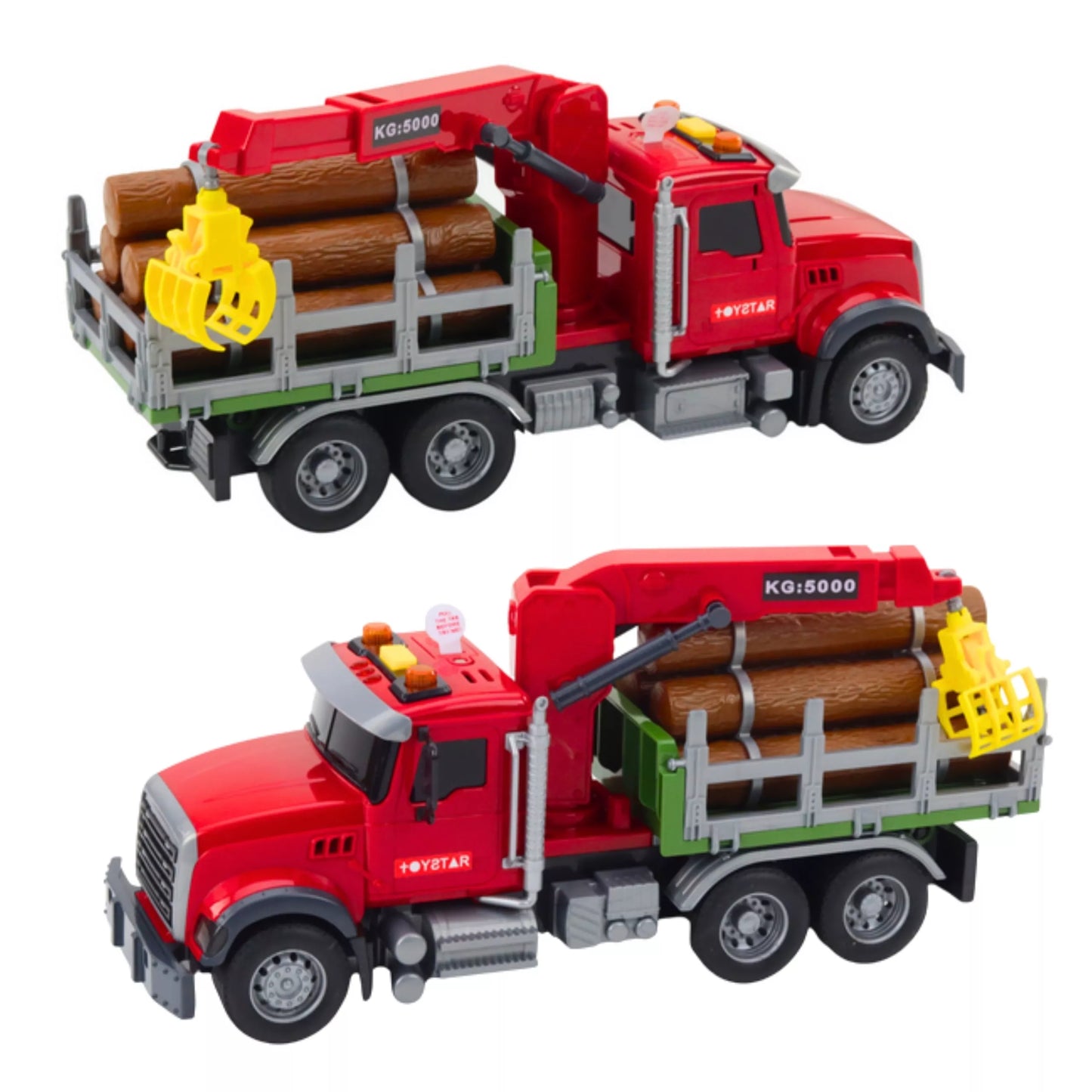 WOOPIE Sunkvežimis su judančiu kranu mediniam šviesos garsui 1:14