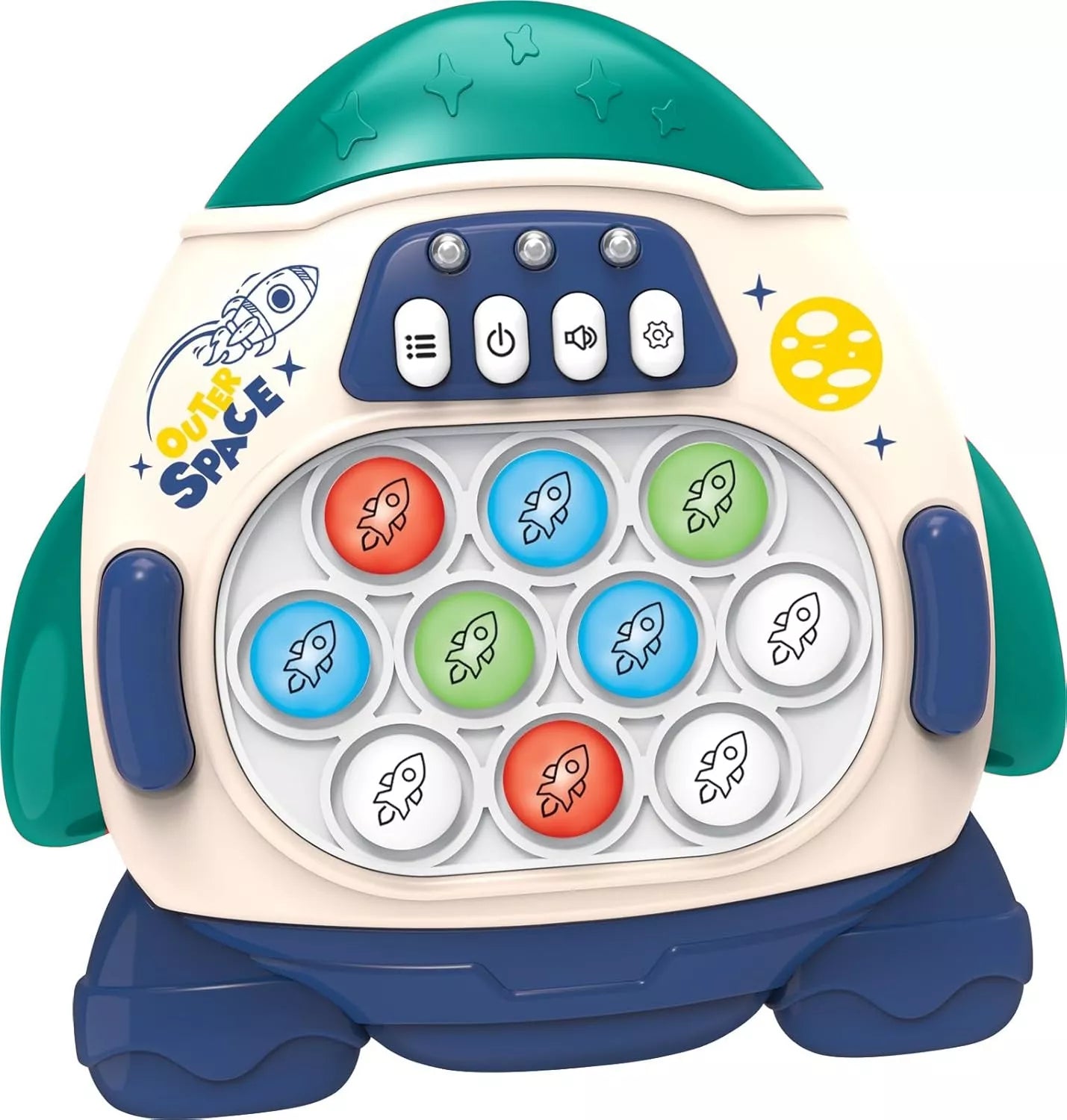 WOOPIE POP IT elektroninis antistresinis arkadinis žaidimas, mėlynas