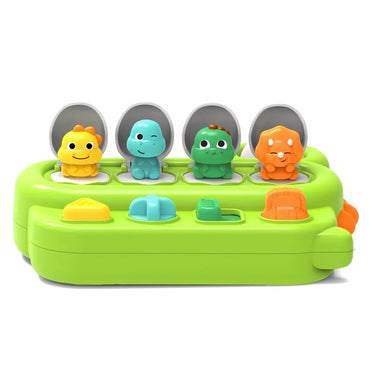 Lavinantis žaislas iššokantis dinozaurai