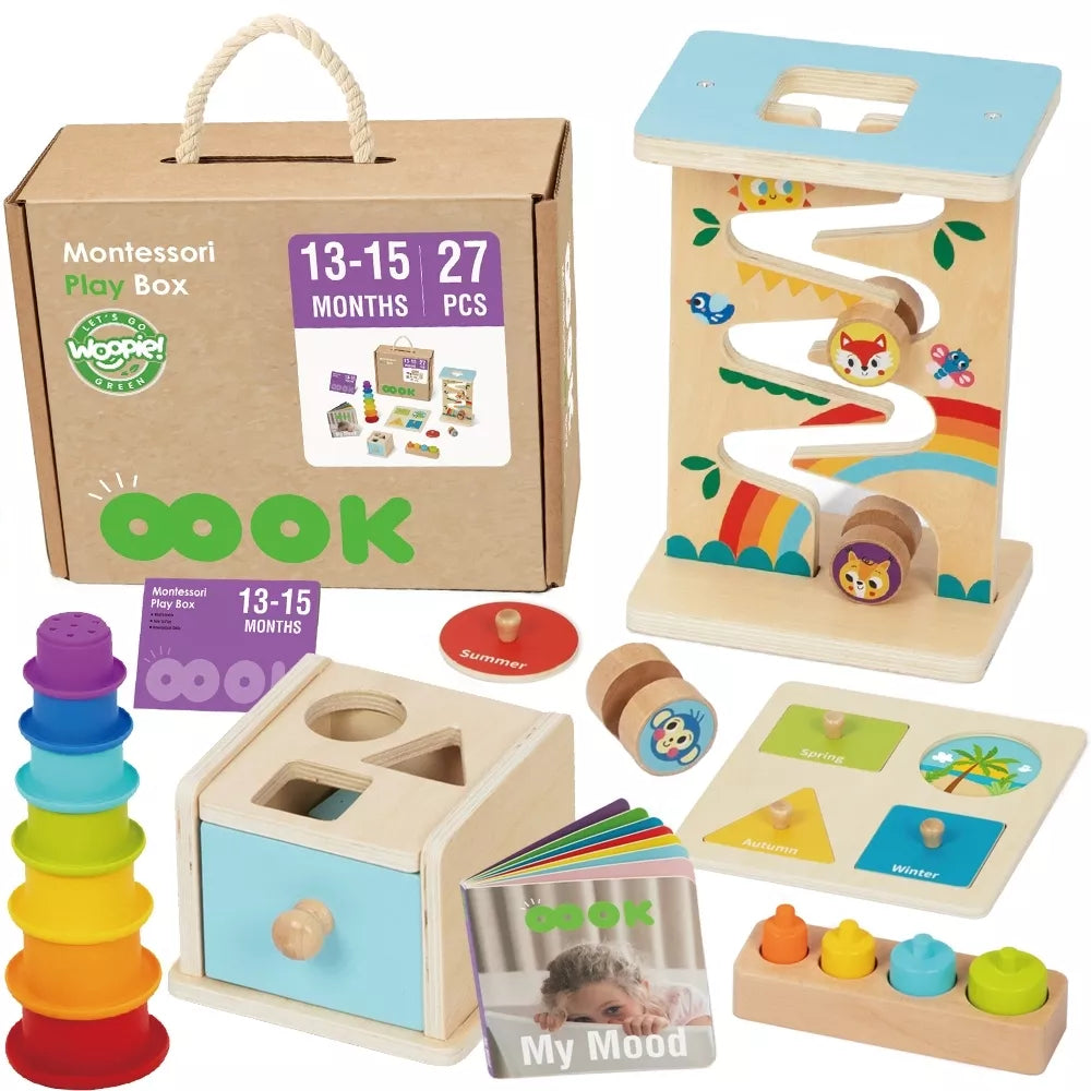 WOOPIE GREEN Box 6in1 Montessori Educational Sensory