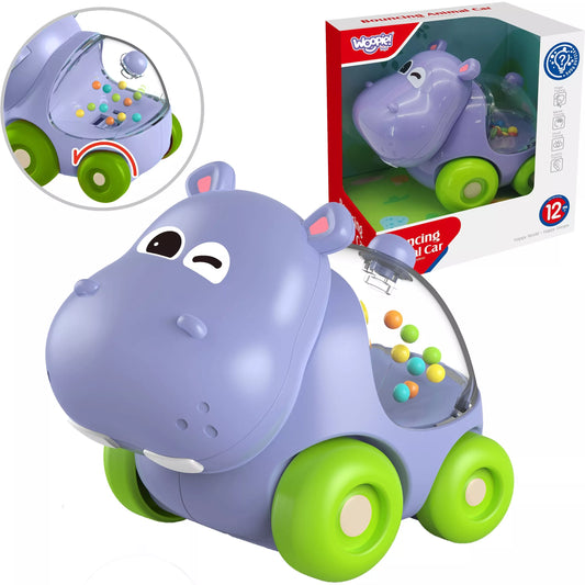 WOOPIE BABY Barškutis Automobilių Transporto priemonė Hippopotamus