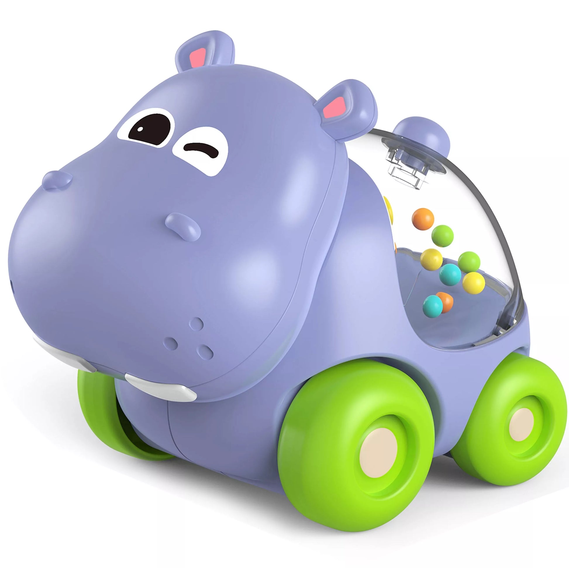 WOOPIE BABY Barškutis Automobilių Transporto priemonė Hippopotamus