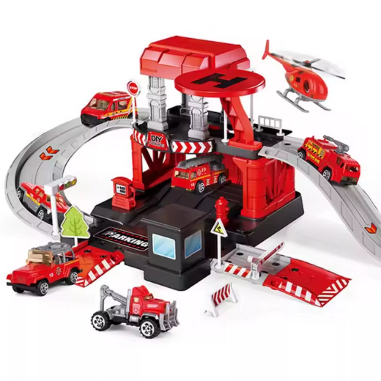 WOOPIE garažo automobilių stovėjimo aikštelė, priešgaisrinė gelbėjimo tarnyba, 43 el.