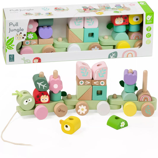 Classic World medinis traukinukas „Vikšrelis“