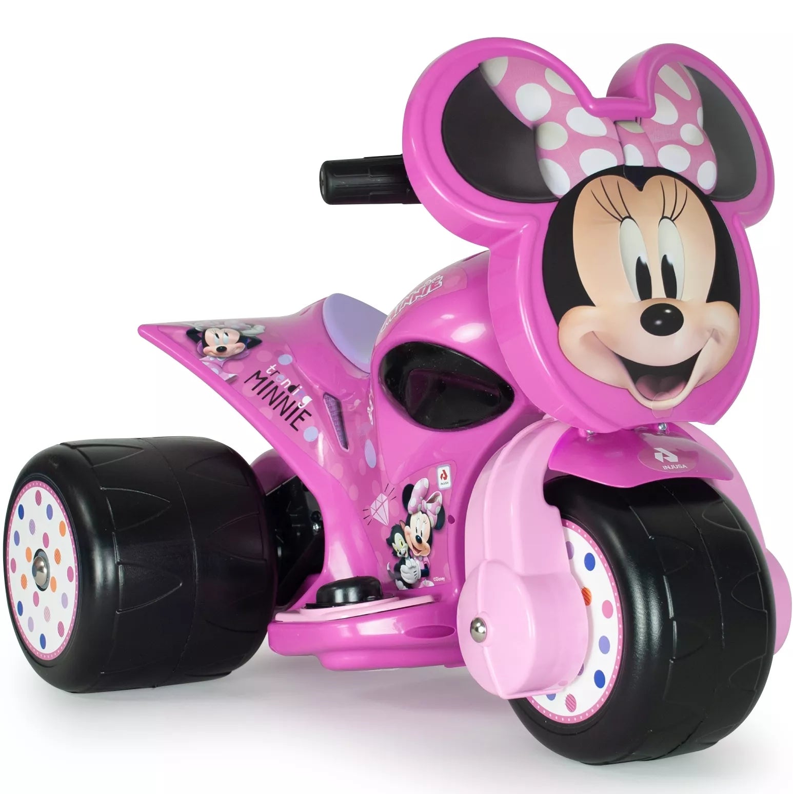 INJUSA Minnie Mouse Samurai 6V triratukas vaikams