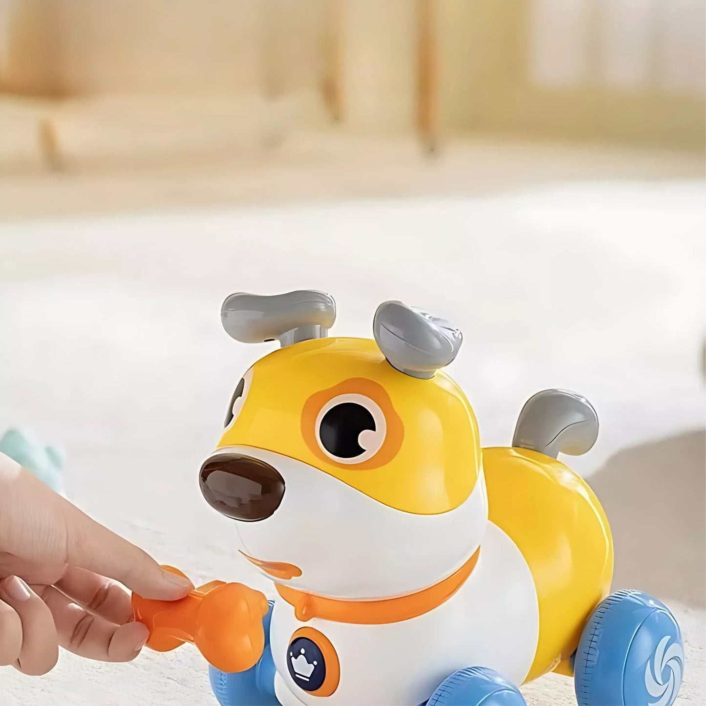 WOOPIE interaktyvus 2 viename šunų stūmiklis lojantis 360°, 6 m+