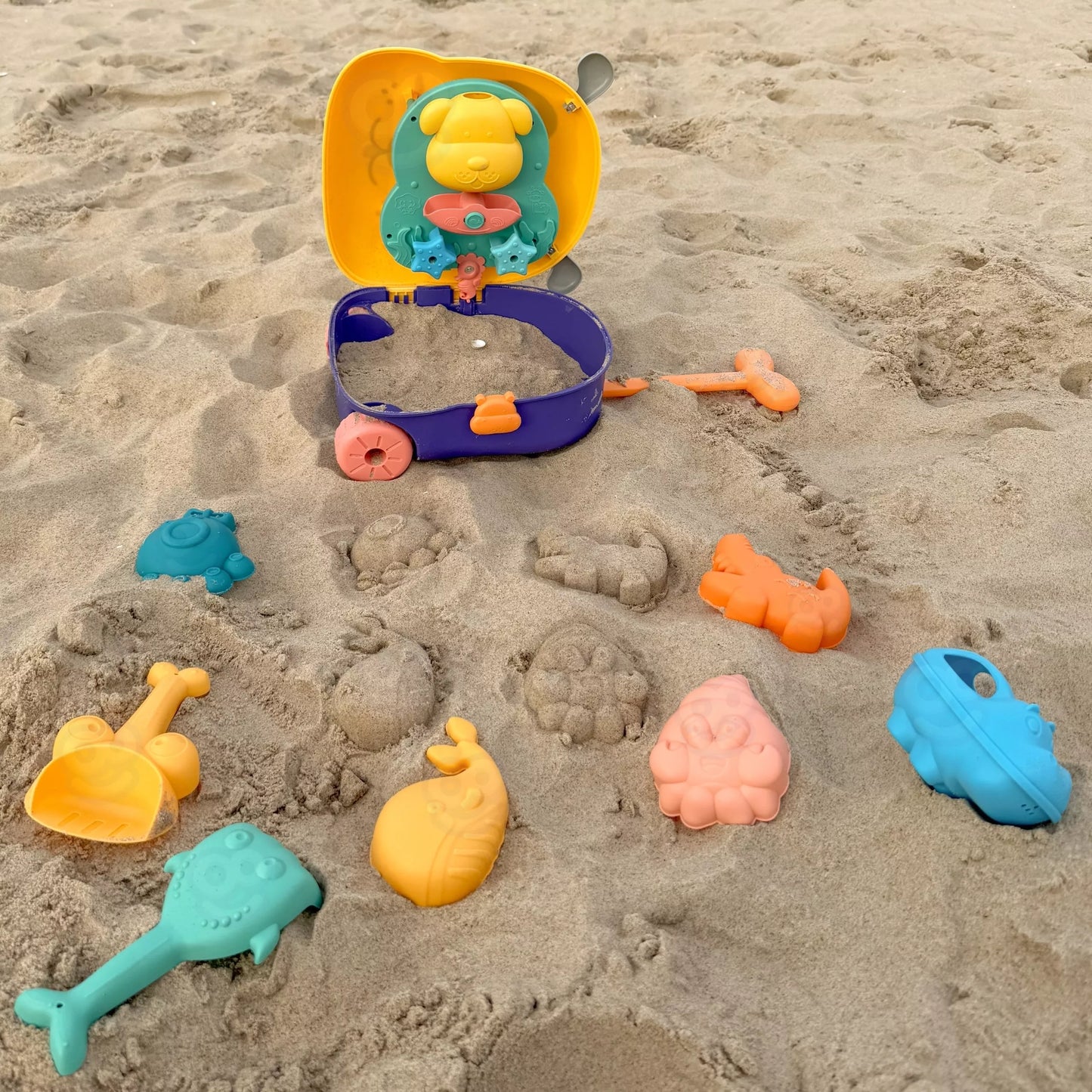 Woopie 3in1 smėlio ir vandens rinkinys lagamine