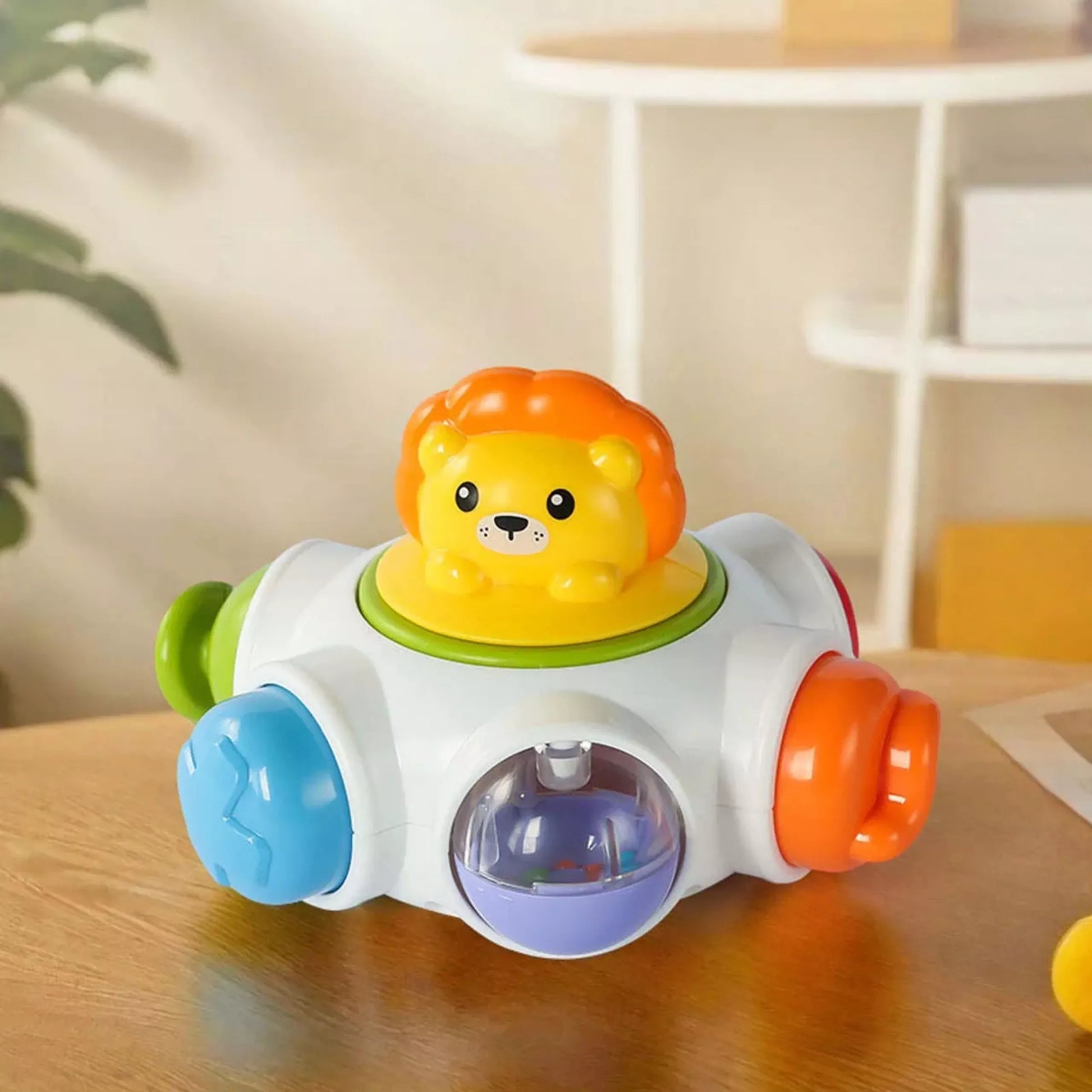 WOOPIE BABY Kosminės raketos veikla – lavinamasis sensorinis kubas 18 mėn.+