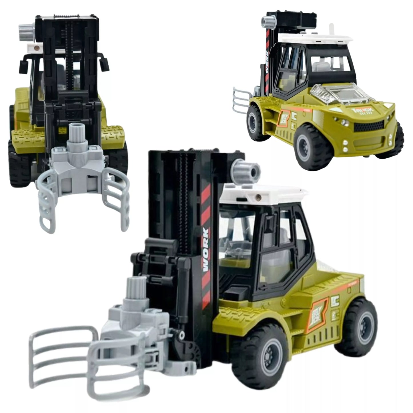 WOOPIE Užsegamas šakinis krautuvas su priekaba Šviesos garsai