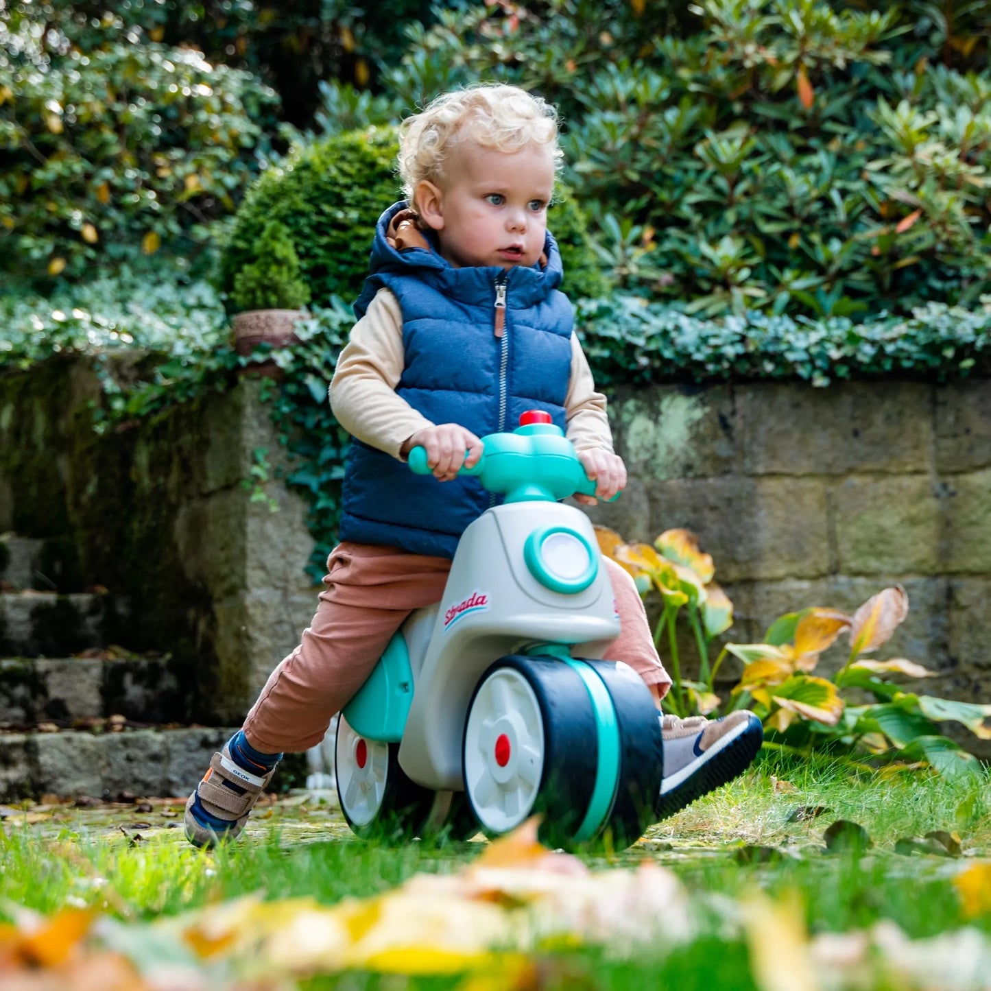 FALK Ride Scooter Strada Retro Quiet padangos nuo 1 metų