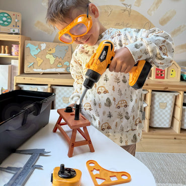 WOOPIE DIY įrankių rinkinys su atsuktuvu ir lagaminu