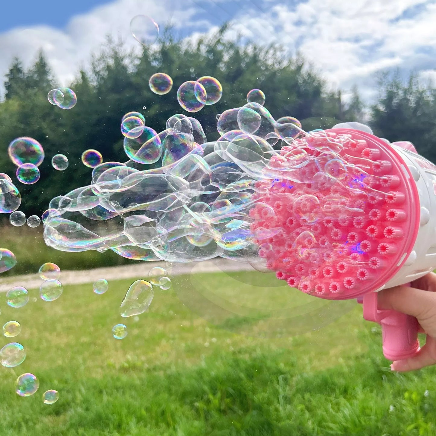 WOOPIE burbulinis pistoletas, 91 skylė, rožinis