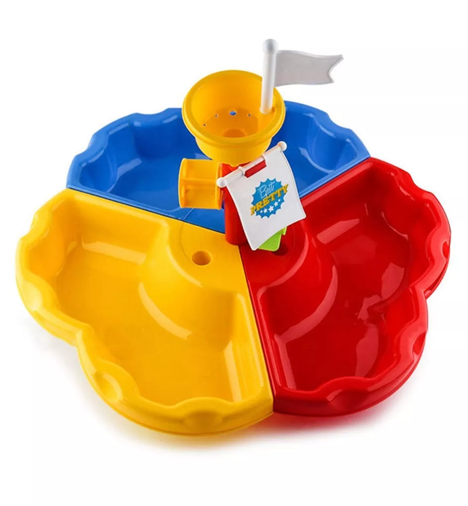 WOOPIE vandens stalo smėlio dėžė 3in1 piratų laivas 13 vnt.