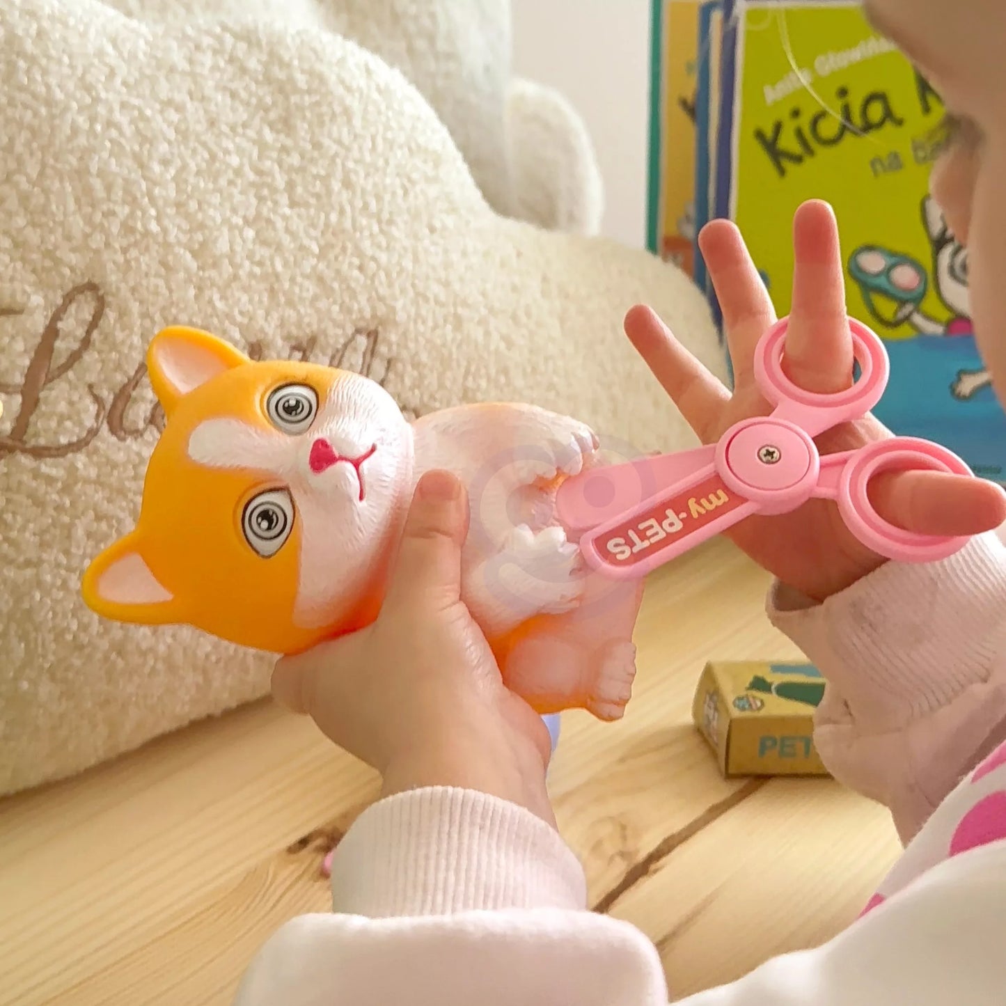 WOOPIE Kitty nešiojamas grožio salonas 2in1 kuprinėje