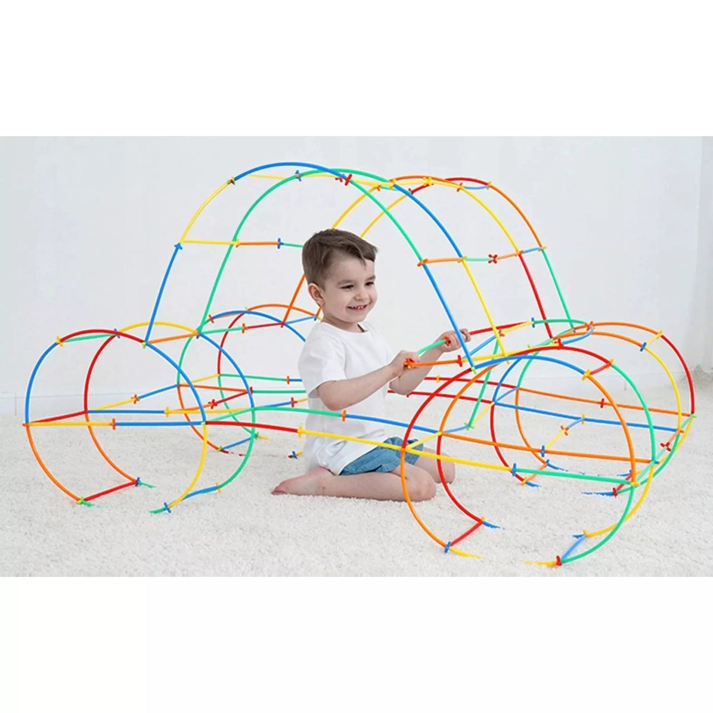 WOOPIE spalvoti šiaudeliai, 1200 vnt.